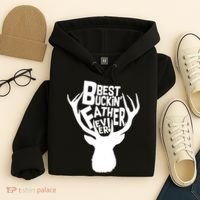 Best Buckin Father Ever Hoodie thumb 4