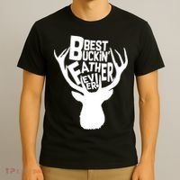 Best Buckin Father Ever T-Shirt thumb 3