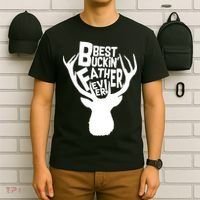 Best Buckin Father Ever T-Shirt thumb 6