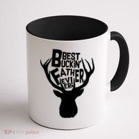 Best Buckin Father Ever Coffee Mug thumb 1