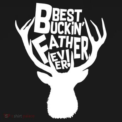 Best Buckin Father Ever Flat Bill Trucker Hat