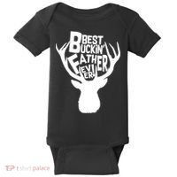 Best Buckin Father Ever Baby Bodysuit thumb 0