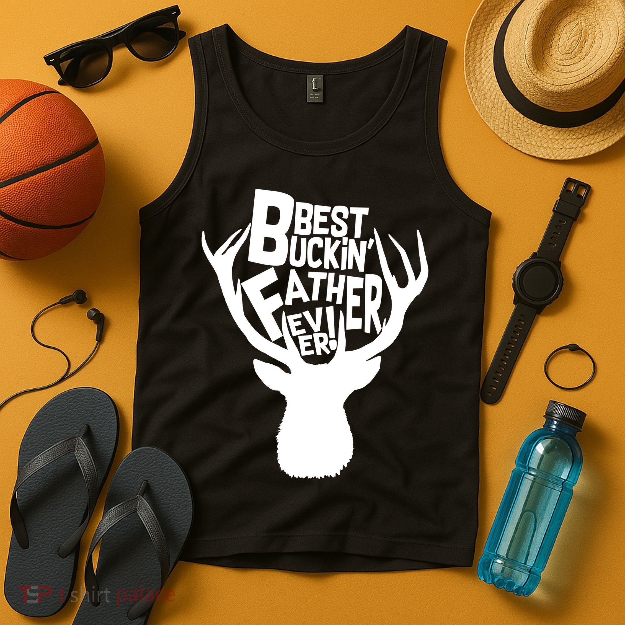 Best Buckin Father Ever Tank Top