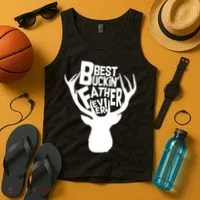 Best Buckin Father Ever Tank Top thumb 4