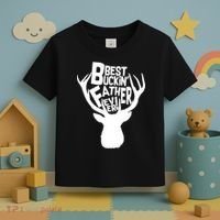 Best Buckin Father Ever Toddler T-Shirt thumb 3