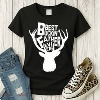 Best Buckin Father Ever Women's T-Shirt thumb 3