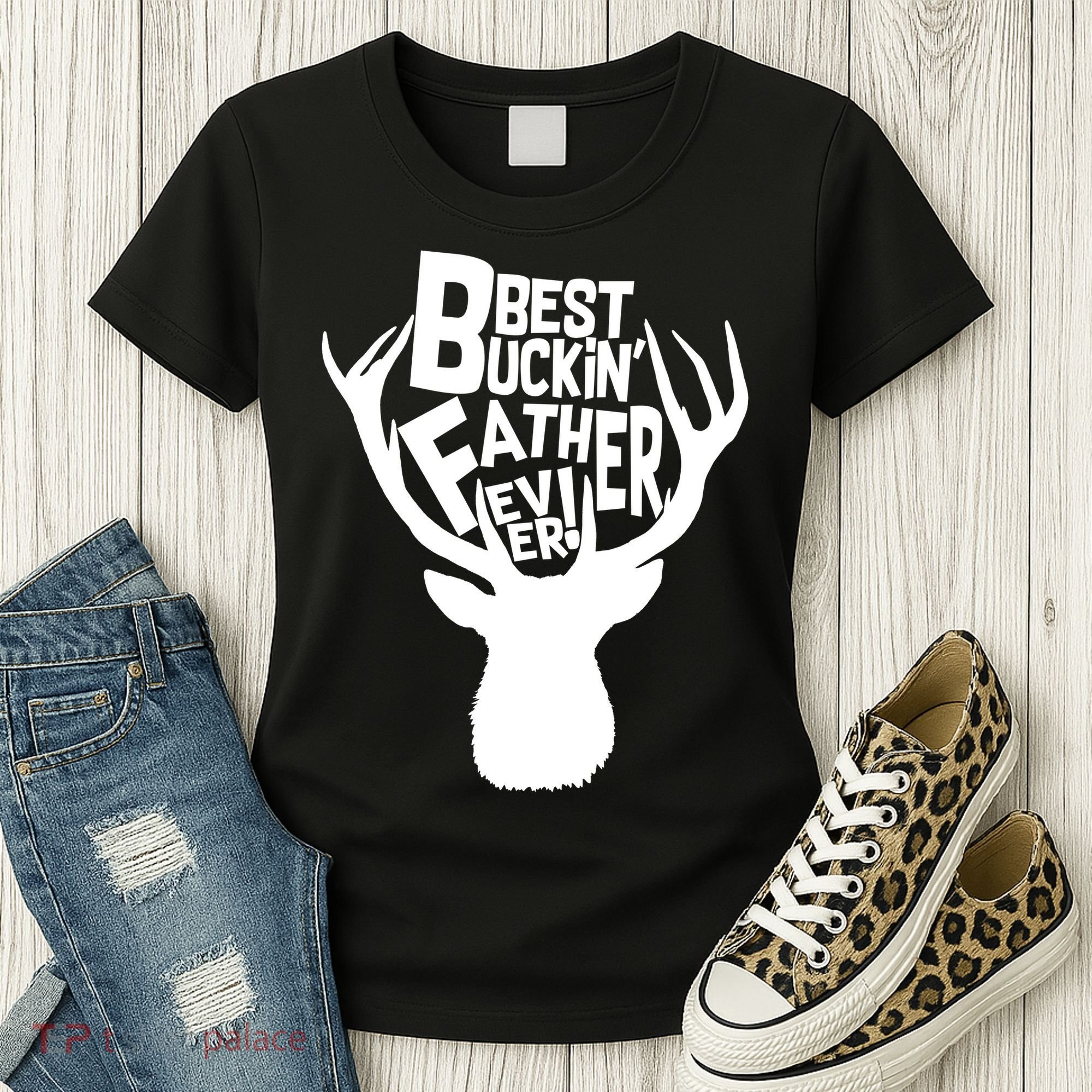Best Buckin Father Ever Women's T-Shirt