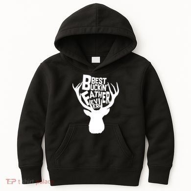 Best Buckin Father Ever Kids Hoodie