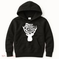 Best Buckin Father Ever Kids Hoodie thumb 0