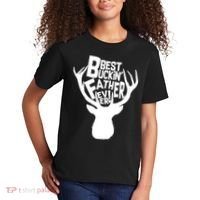 Best Buckin Father Ever Kids T-Shirt thumb 2