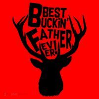 Best Buckin Father Ever Santa Hat thumb 1