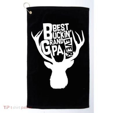 Best Buckin Grandpa Ever Golf Towel