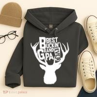 Best Buckin Grandpa Ever Hoodie thumb 4