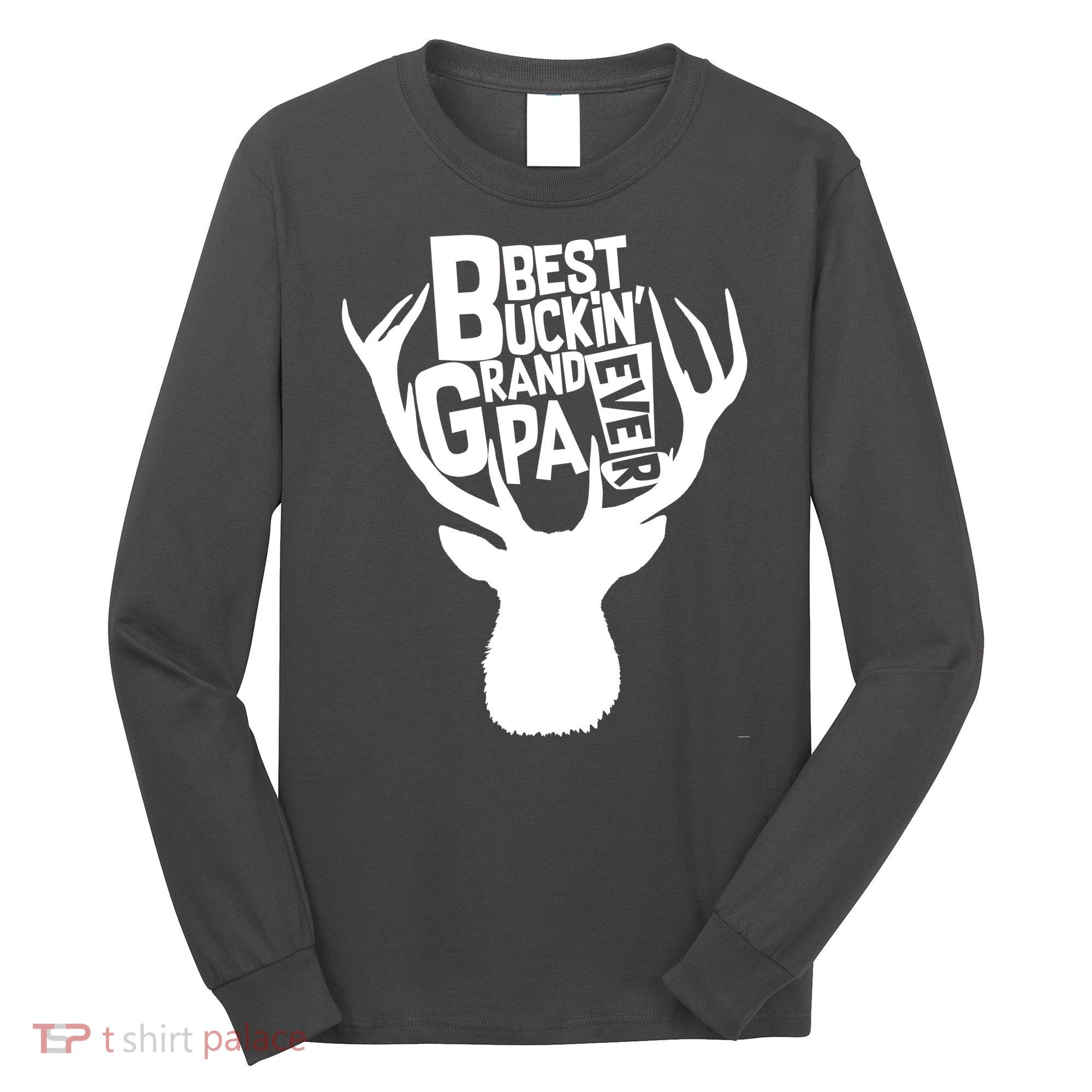 Best Buckin Grandpa Ever Long Sleeve Shirt