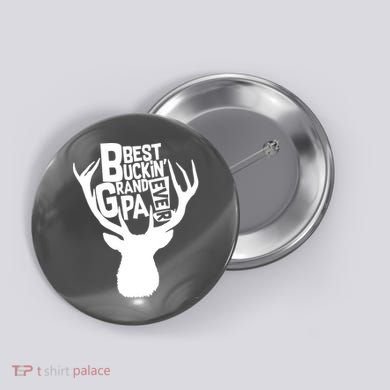 Best Buckin Grandpa Ever Button
