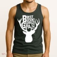 Best Buckin Grandpa Ever Tank Top thumb 3