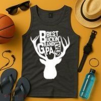Best Buckin Grandpa Ever Tank Top thumb 4