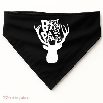 Best Buckin Papa Ever USA-Made Doggie Bandana