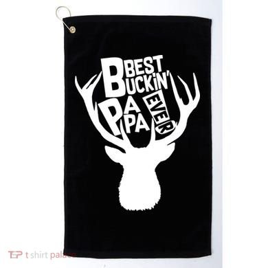 Best Buckin Papa Ever Golf Towel