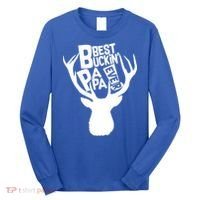 Best Buckin Papa Ever Long Sleeve Shirt thumb 0