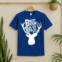 Best Buckin Papa Ever T-Shirt thumb 2
