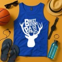 Best Buckin Papa Ever Tank Top thumb 4