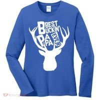 Best Buckin Papa Ever Women's Long Sleeve Shirt thumb 0