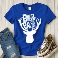 Best Buckin Papa Ever Women's T-Shirt thumb 3