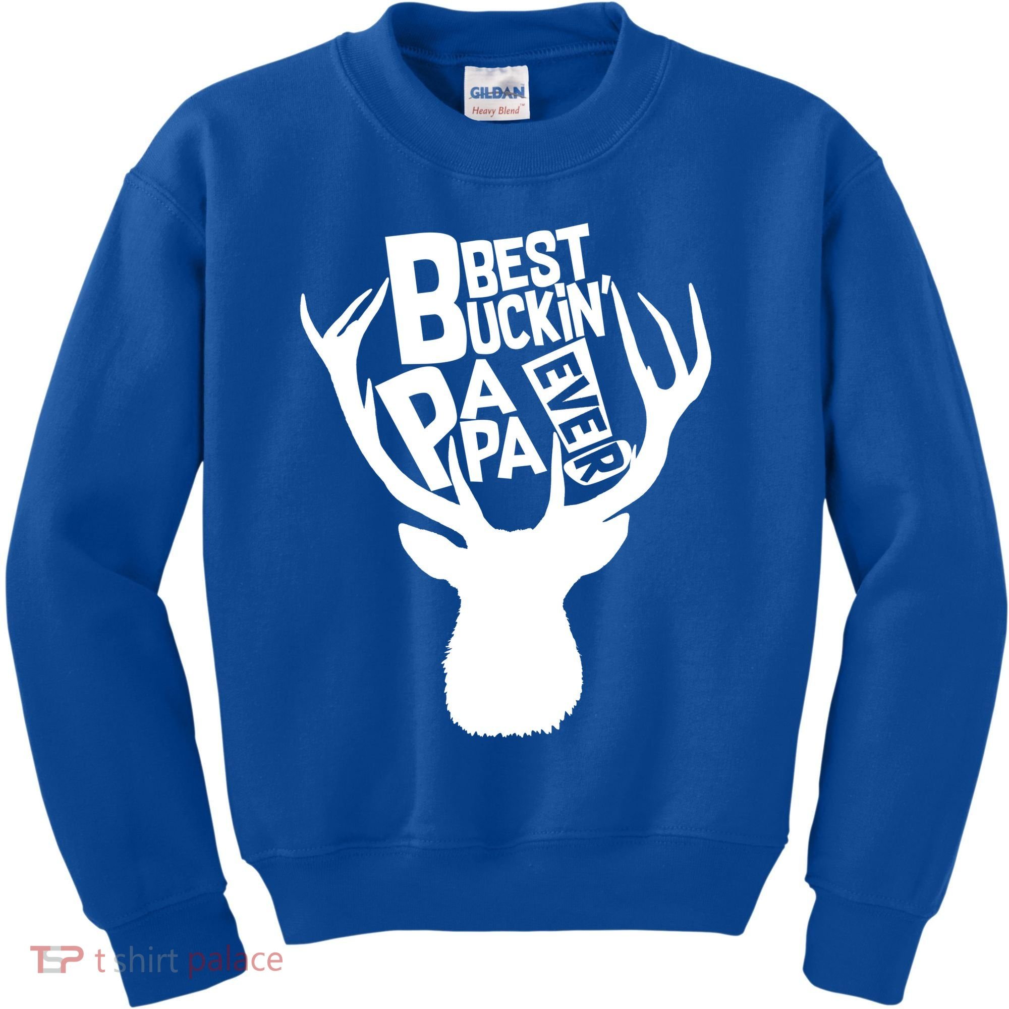 Best Buckin Papa Ever Kids Sweatshirt