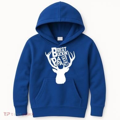 Best Buckin Papa Ever Kids Hoodie