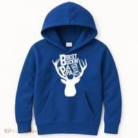 Best Buckin Papa Ever Kids Hoodie thumb 0