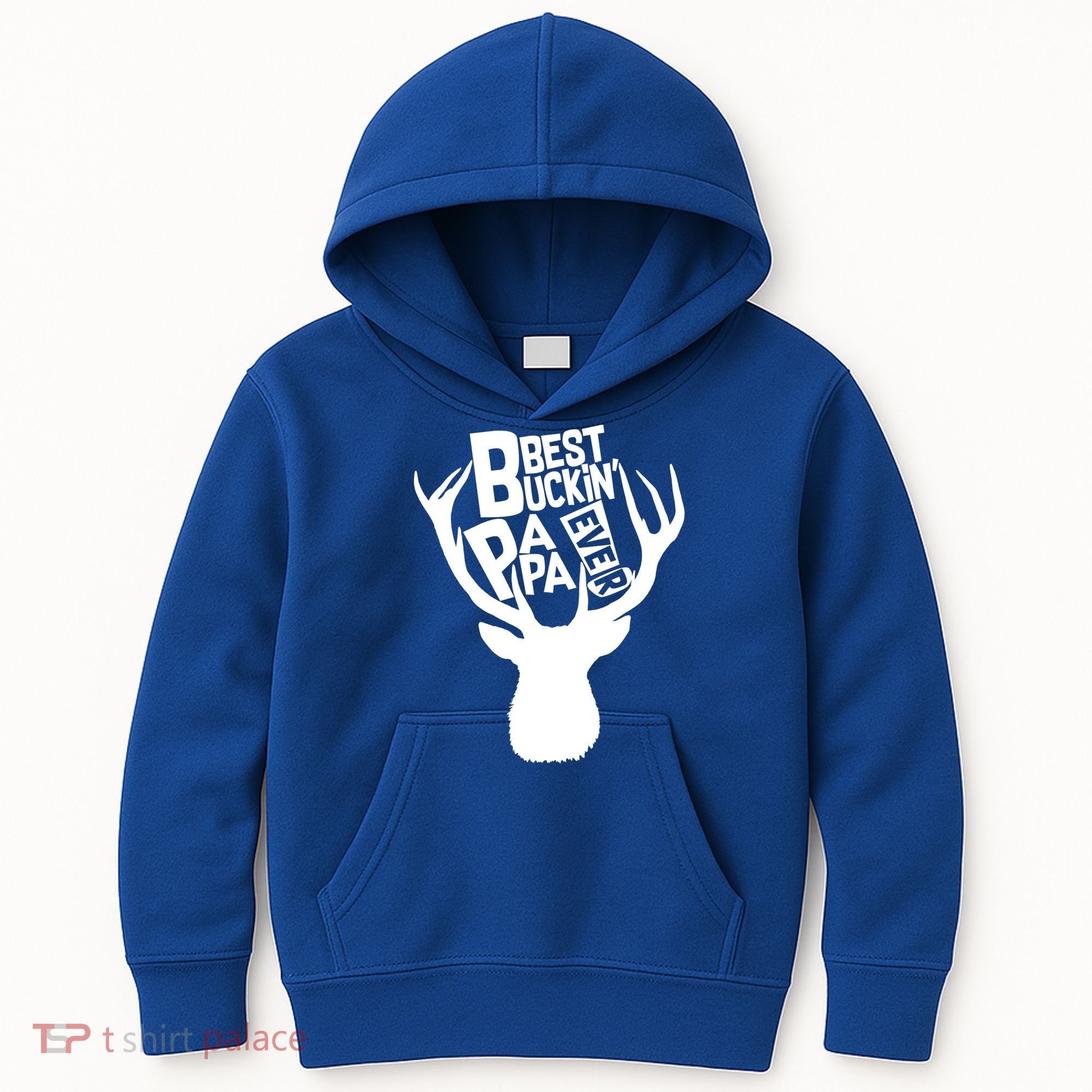 Best Buckin Papa Ever Kids Hoodie