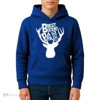 Best Buckin Papa Ever Kids Hoodie thumb 4