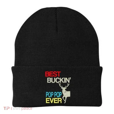 Best Buckin Pop Pop Beanie