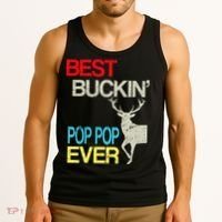 Best Buckin Pop Pop Tank Top thumb 3