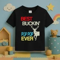 Best Buckin Pop Pop Toddler T-Shirt thumb 3