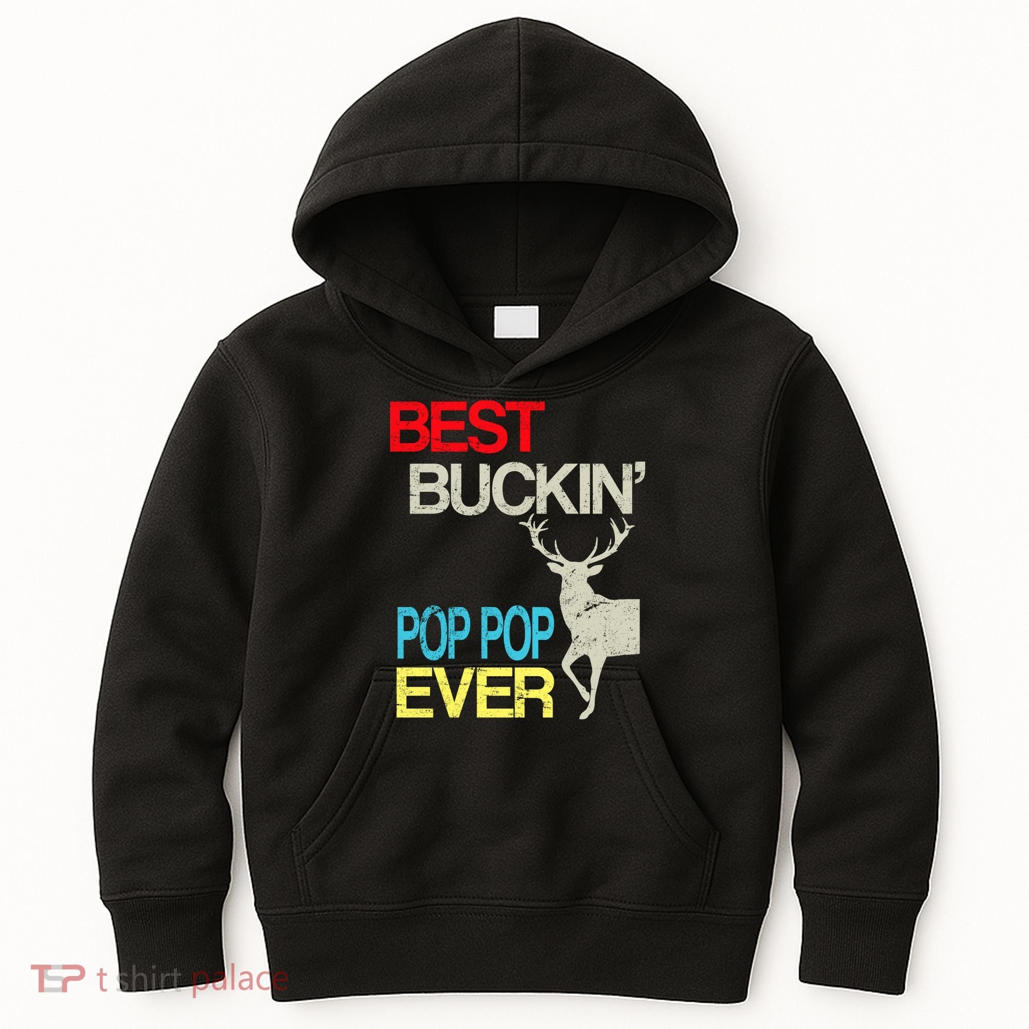 Best Buckin Pop Pop Kids Hoodie