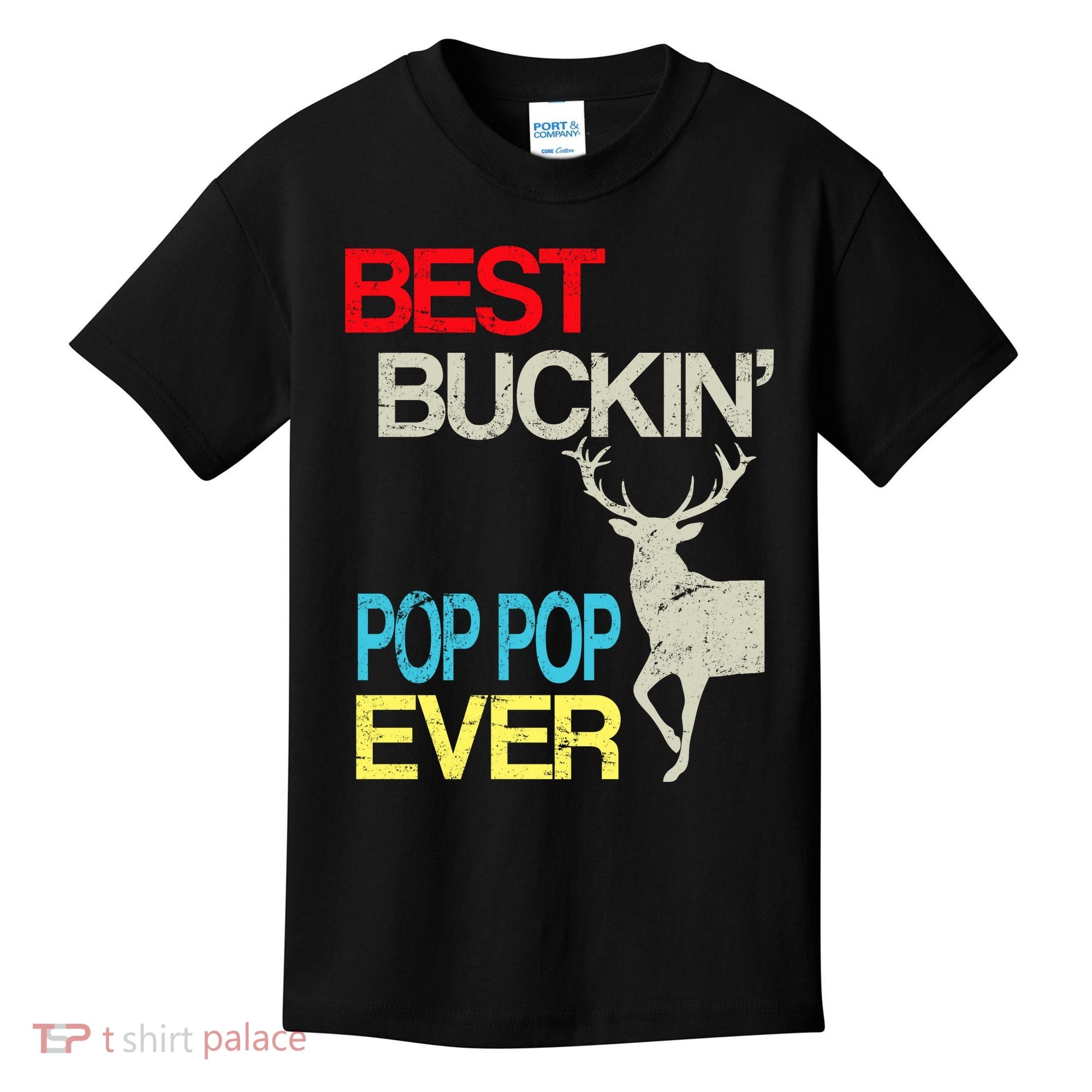 Best Buckin Pop Pop Kids T-Shirt