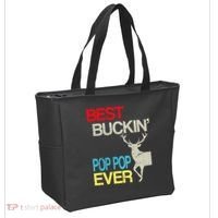 Best Buckin Pop Pop Tote Bag thumb 2