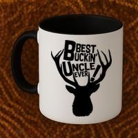 Best Buckin Uncle Ever Coffee Mug thumb 2