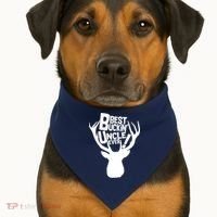 Best Buckin Uncle Ever USA-Made Doggie Bandana thumb 1