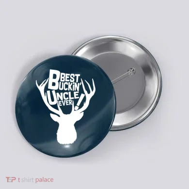 Best Buckin Uncle Ever Button