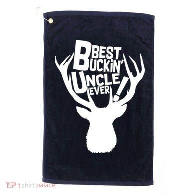 Best Buckin Uncle Ever Golf Towel