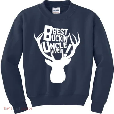 Best Buckin Uncle Ever Kids Sweatshirt