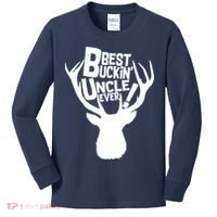 Best Buckin Uncle Ever Kids Long Sleeve Shirt thumb 0
