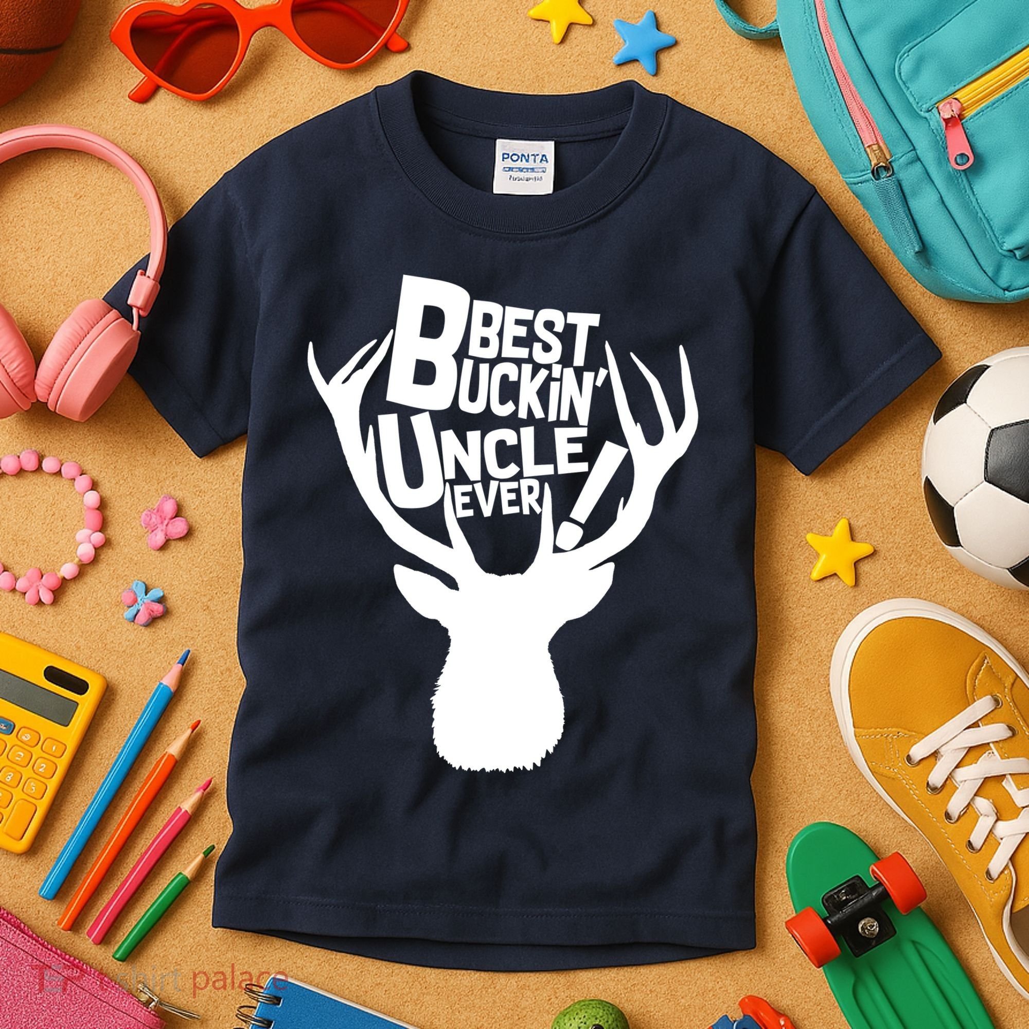 Best Buckin Uncle Ever Kids T-Shirt