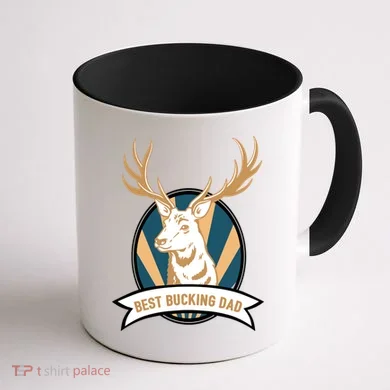 Best Bucking Dad Coffee Mug back
