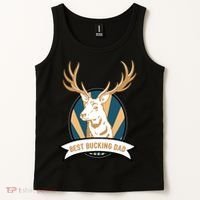 Best Bucking Dad Tank Top thumb 2