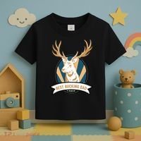 Best Bucking Dad Toddler T-Shirt thumb 3