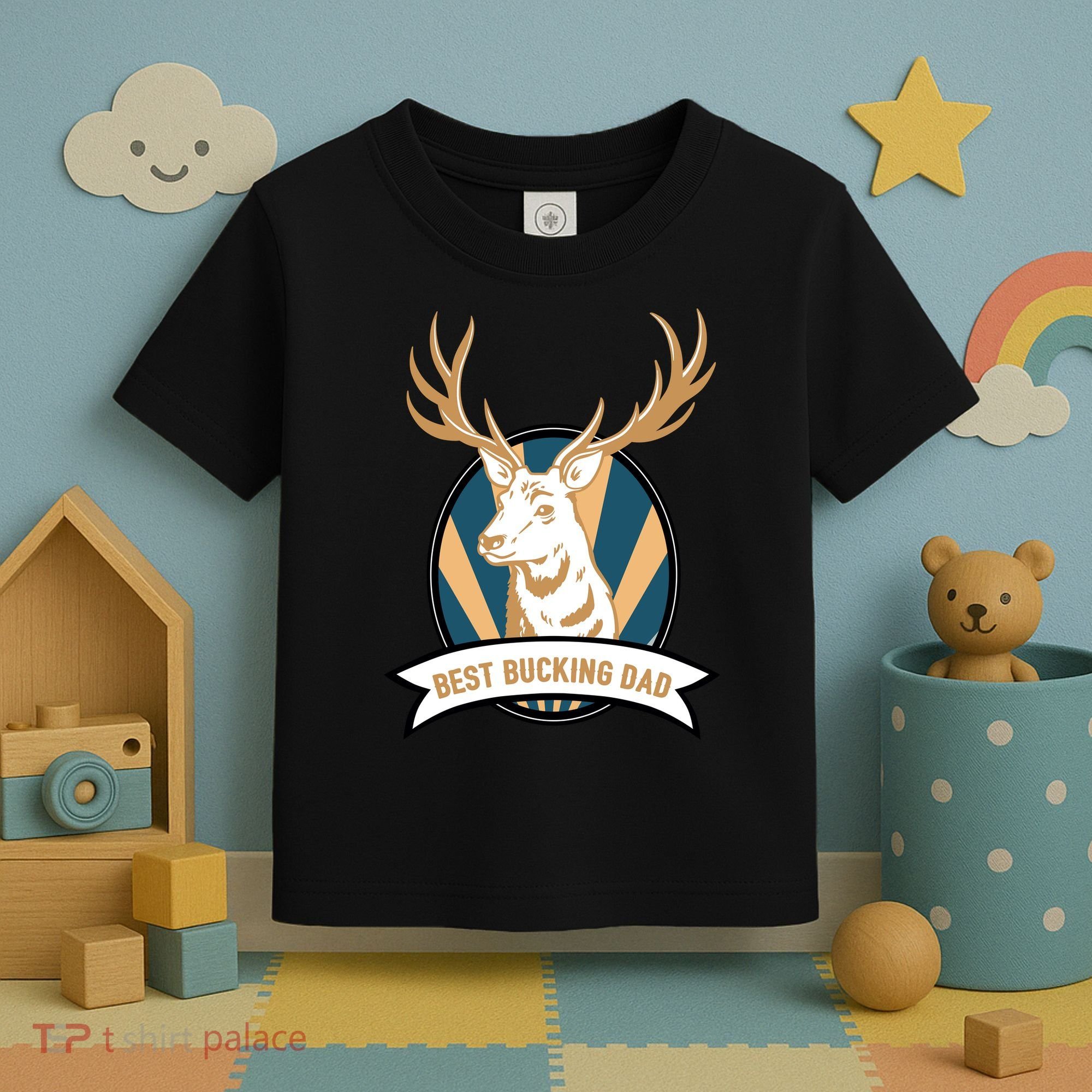 Best Bucking Dad Toddler T-Shirt